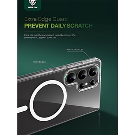 کاور گرین لاین مدل GNMGCRS25UCL مناسب برای گوشی موبایل سامسونگ Galaxy S25 Ultra