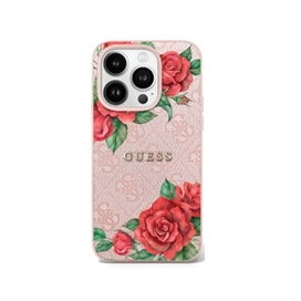 قاب اورجینال برند گس مدل Guess Hard Case with Roses مناسب برای Apple iPhone 16 Pro Max