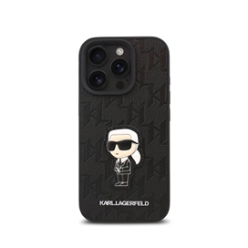 قاب برند کارل لاگرفلد چرمی مدل Karl Lagerfeld leather مناسب برای Apple iPhone 16 Pro Max