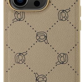 قاب برند کارل لاگرفلد چرمی مدل Karl Lagerfeld leather مناسب برای Apple iPhone 16 Pro Max