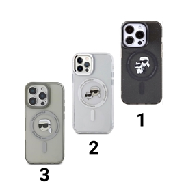 قاب برند کارل لاگرفلد مگ سیف مدل Karl Lagerfeld MagSafe مناسب برای Apple iPhone 16 Pro Max