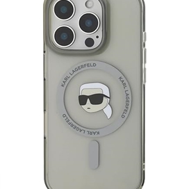 قاب برند کارل لاگرفلد مگ سیف مدل Karl Lagerfeld MagSafe مناسب برای Apple iPhone 16 Pro