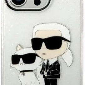 قاب برند کارل لاگرفلد اکلیلی مدل karl Lagerfeld Glitter مناسب برای Apple iPhone 16 Pro Max