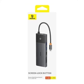 هاب تایپ سی 11 پورت بیسوس Baseus Metal Gleam Series II 11in1 Hub BS-OH098