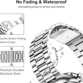 بند استیل برند Levelo مدل DAYTONA مناسب برای اپل واچ 42/44/45/49 میلی متری