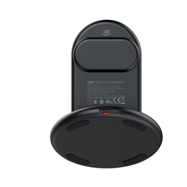 شارژ وایرلس رو میزی 3 کاره الدینو LDNI Wireless Charging Station WL02