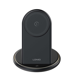 شارژ وایرلس رو میزی 3 کاره الدینو LDNI Wireless Charging Station WL02