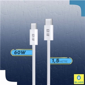 کابل شارژ Blueo بلو Braided PD Fast Charging USB Cable C-C