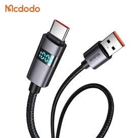 کابل تایپ سی 66 وات با نمایشگر مک دودو Mcdodo 6A Type-C USB Data Cable CA-6520