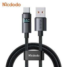 کابل تایپ سی 66 وات با نمایشگر مک دودو Mcdodo 6A Type-C USB Data Cable CA-6520