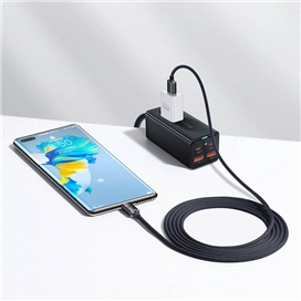 کابل شارژ USB به Type-c بیسوس 100 وات 2متر Baseus Crystal Shine CAJY000501