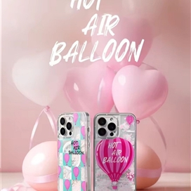 قاب برند یانگ کیت مدل Youngkit Glitter Quicksand Hot Air Balloon Case مناسب برای Apple iPhone 16 Pro Max