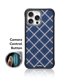 قاب برند Youngkit یانگ کیت مدل Diamond Check Removable Liquid Silicone Case Magsafe مناسب برای Apple iPhone 16 Pro Max