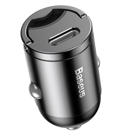 شارژر فندکی دو پورت 30 وات بیسوس Baseus Tiny Star U+C Mini Car Charger VCHXX-UC