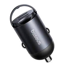 شارژر فندکی دو پورت 30 وات بیسوس Baseus Tiny Star C+C Mini Car Charger VCHXX-CC