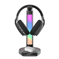 شارژر وایرلس و پایه هدفون پرودو Porodo PDX527 Headphone Stand and Wireless Charging