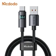 کابل تایپ سی 66 وات با نمایشگر مک دودو Mcdodo 6A Type-C USB Data Cable CA-6520