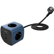 چند راهی برق 6 کاره الدینیو Ldnio Power Socket Cube SE3338