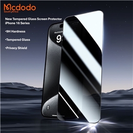 گلس حریم شخصی تمام صفحه تمام چسب مک دودو Apple iPhone 16 Mcdodo PF-6864 Privacy Protector