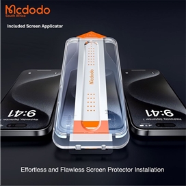 گلس حریم شخصی تمام صفحه تمام چسب مک دودو Apple iPhone 16 Mcdodo PF-6864 Privacy Protector