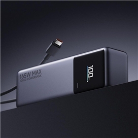 پاوربانک 10000 شیائومی Xiaomi Power Bank PB1165MI توان 165 وات همراه با کابل متصل