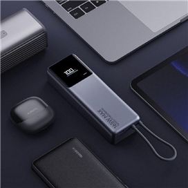 پاوربانک 10000 شیائومی Xiaomi Power Bank PB1165MI توان 165 وات همراه با کابل متصل