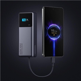 پاوربانک 10000 شیائومی Xiaomi Power Bank PB1165MI توان 165 وات همراه با کابل متصل