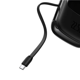پاوربانک 20000 بیسوس Baseus PPQD040101 Qpow Pro توان 22.5 وات و کابل تایپ سی