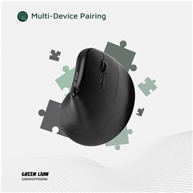 موس بی سیم گرین لاین Green Lion Ergo Grip Vertical Mouse GNERGPMSEBK