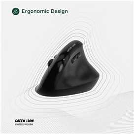 موس بی سیم گرین لاین Green Lion Ergo Grip Vertical Mouse GNERGPMSEBK