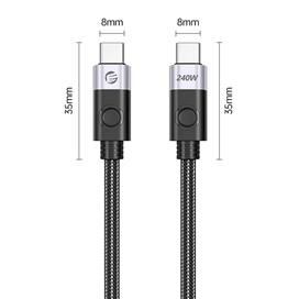 کابل شارژ 240 وات اوریکو مدل CC240-40 سایز 0.5 متر