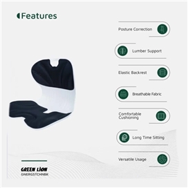 کوسن طبی صندلی گرین لاین Green Lion Ergo Seat Cushion GNERGSTCHNBK
