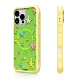 قاب Youngkit یانگ کیت Stars زرد مناسب برای Apple iPhone 16 Pro Max