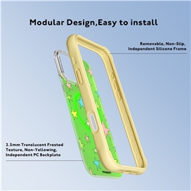 قاب Youngkit یانگ کیت Stars زرد مناسب برای Apple iPhone 16 Pro Max