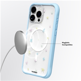 قاب Youngkit یانگ کیت Twinkle Sky آبی مناسب برای Apple iPhone 16 Pro Max