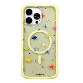 قاب Youngkit یانگ کیت Star Pop زرد مناسب برای Apple iPhone 16 Pro Max