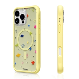 قاب Youngkit یانگ کیت Star Pop زرد مناسب برای Apple iPhone 16 Pro Max