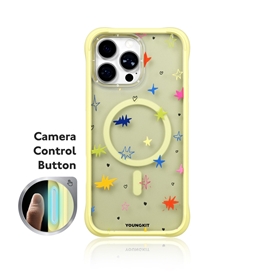 قاب Youngkit یانگ کیت Star Pop زرد مناسب برای Apple iPhone 16 Pro Max