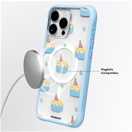 قاب Youngkit یانگ کیت Bear Hug آبی مناسب برای Apple iPhone 16 Pro Max