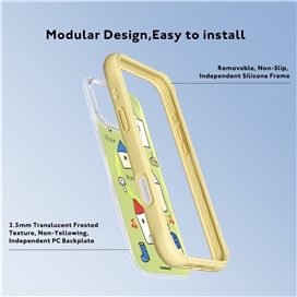 قاب Youngkit یانگ کیت Little Town زرد مناسب برای Apple iPhone 16 Pro Max