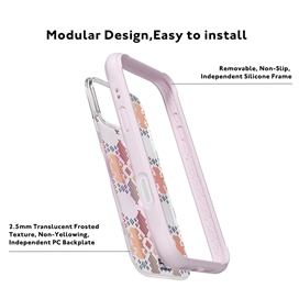 قاب Youngkit یانگ کیت Blush Canvas صورتی مناسب برای Apple iPhone 16 Pro Max