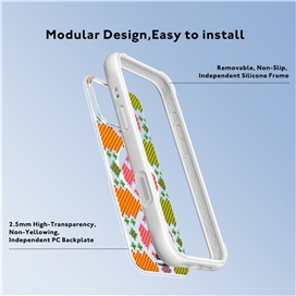 قاب Youngkit یانگ کیت Blush Canvas سفید مناسب برای Apple iPhone 16 Pro Max