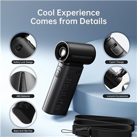 پنکه دستی شارژی JisuLife Handheld Fan Life9 3600mAh