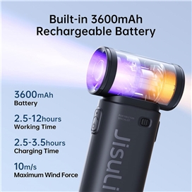 پنکه دستی شارژی JisuLife Handheld Fan Life9 3600mAh