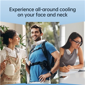 پنکه گردنی شارژی JISULIFE NECK FAN LIFE4 FA14x