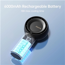 پنکه توربو دستی شارژی JISULIFE Super-mini turbo fan Life5 plus(6000mAh)