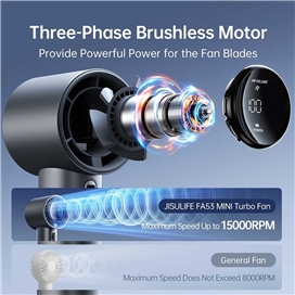 پنکه دستی شارژی JisuLife Handheld Fan Pro1S