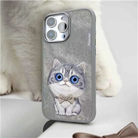 قاب برند نیمی مدل Nimmy New Big Eye Cute Pets Series Iphone مناسب برای Apple iPhone 16 Pro