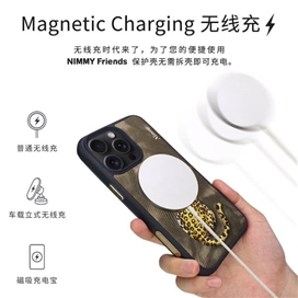 قاب برند نیمی مدل Nimmy Dreamy Animal Series Iphone مناسب برای Apple iPhone 16 Pro