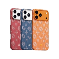 قاب Blueo بلو Gilded Tactile Woven Aramid Fiber Magnetic Case مناسب برای Apple iPhone 17 Pro Max